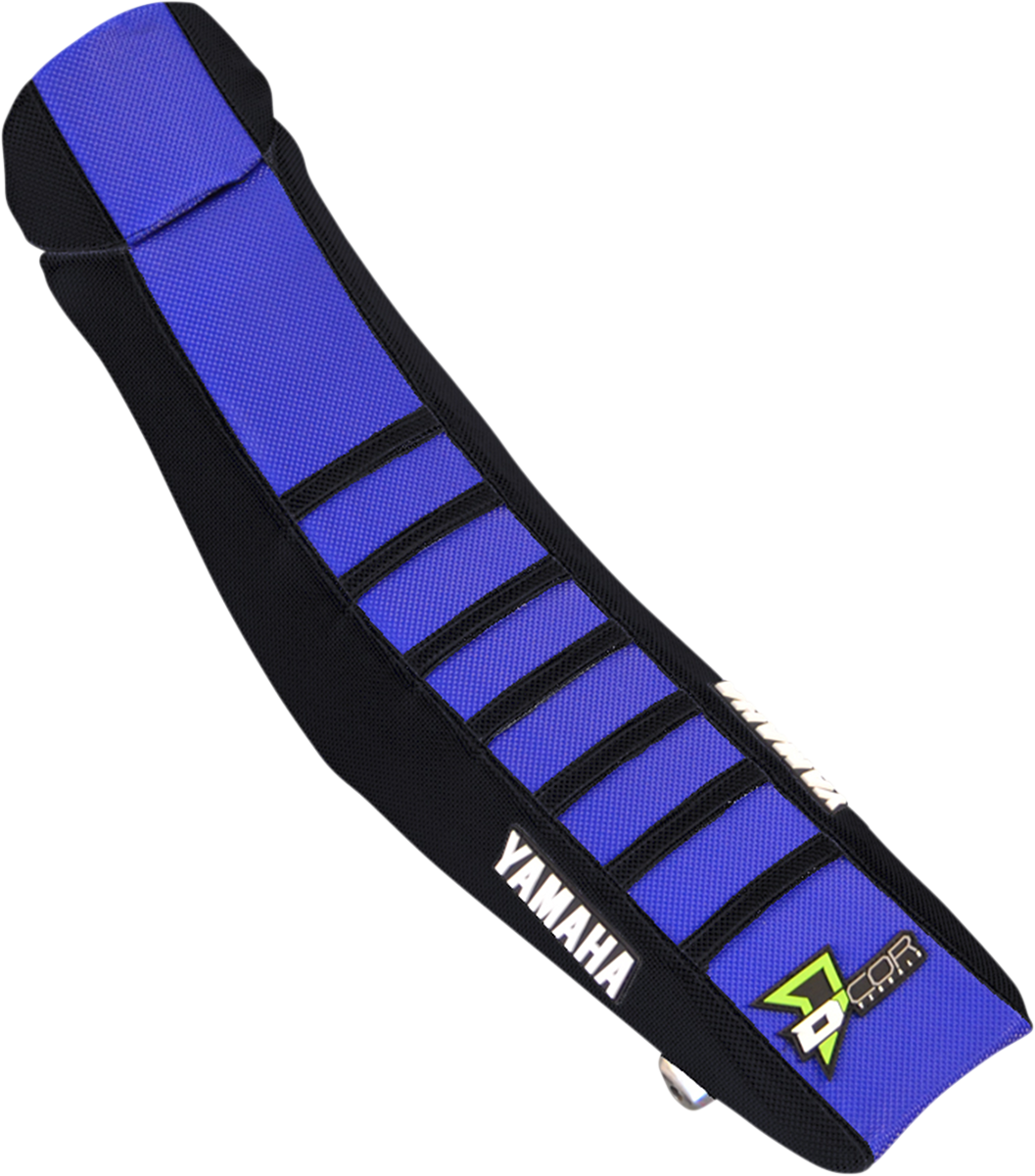 D'COR VISUALS Seat Cover - Black/Blue - YZ85 '02-'21 30-50-102