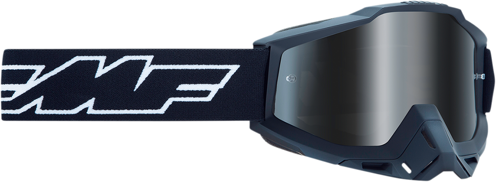 FMF PowerBomb Goggles - Rocket - Black - Silver Mirror F-50037-00001 2601-2979