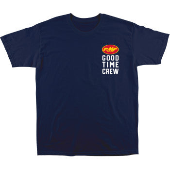 FMF Good Time Crew T-Shirt - Navy - Large SU25118902NVYLG