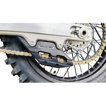 T.M. DESIGNWORKS Factory Edition Chain Guide With Replacement Wear Pad - Black - Gas Gas/Husqvarna/KTM RCG-KT5-BK