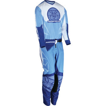 MOOSE RACING Youth Agroid Mesh Jersey - Blue/White - Small 2912-2481