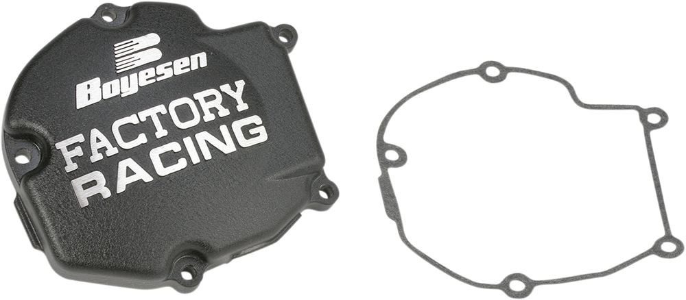 BOYESEN Ignition Cover - Black - KX125 SC-11AB