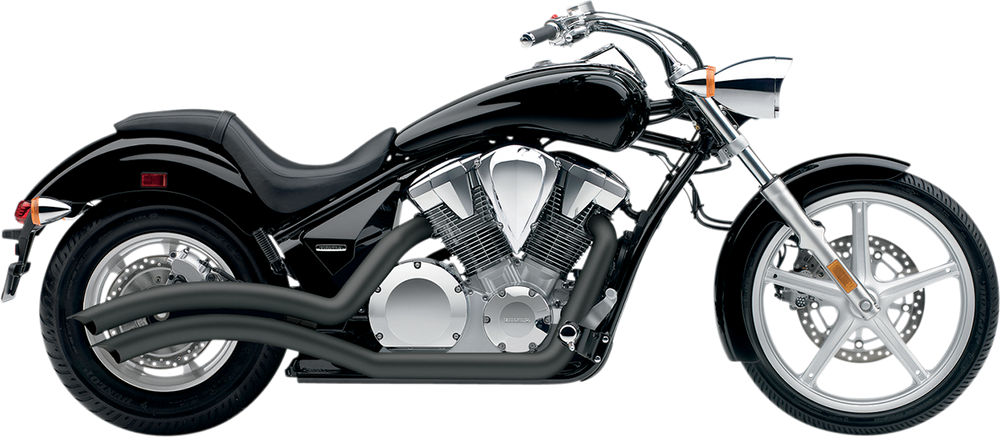 COBRA Speedster Swept Exhaust - Black - VT1300 1233B