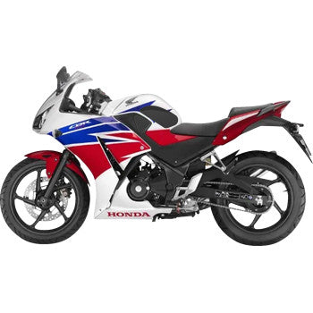 STOMPGRIP Traction Pad Tank Grips - Icon - Black - CBR 250R/300R 55-14-0100B