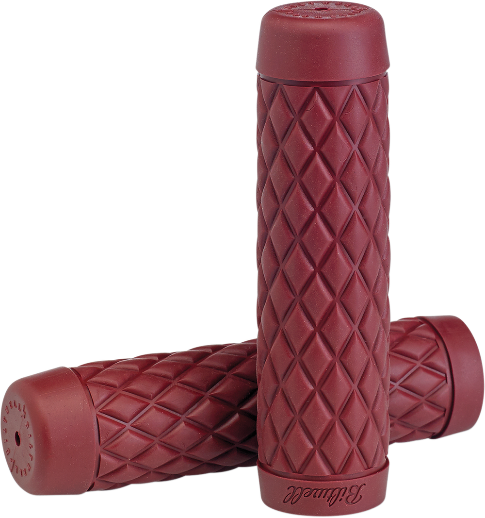 BILTWELL Grips - Torker - 7/8" - Oxblood 6705-0378