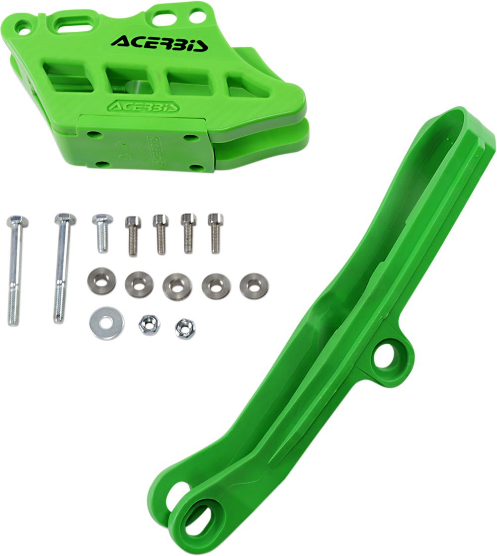 ACERBIS Chain Guide 2.0 and Slider Kit - Kawasaki - Green 2734950006