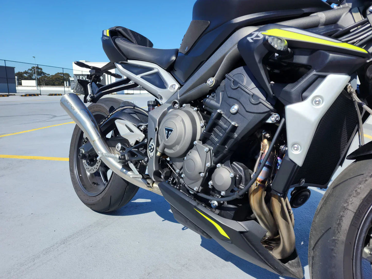 Vandemon Triumph 765 S/R/RS Street Triple Full Titanium Exhaust 2020-2024  TRIUM765STTIEXA VA-150