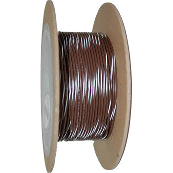 NAMZ 100' Wire Spool - 20 Gauge - Brown/White NWR-19-100-20