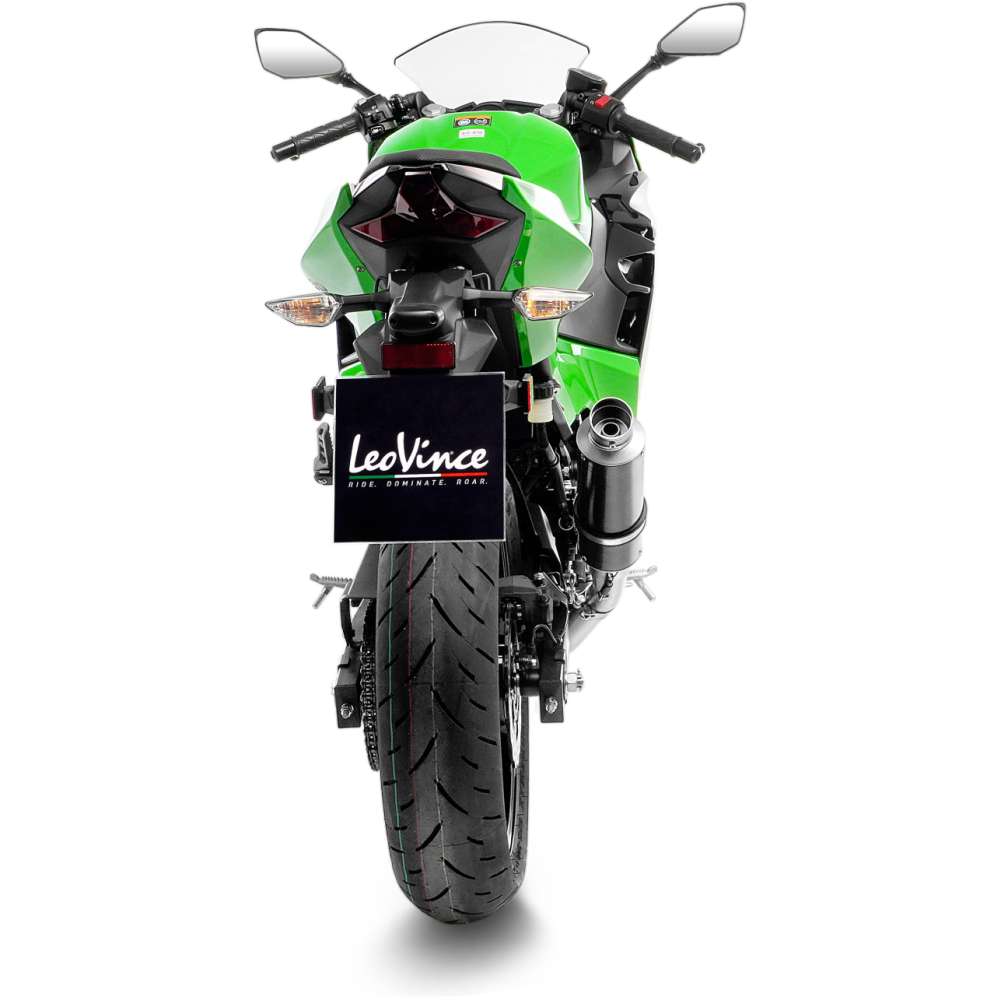 LEOVINCE GP Corsa Muffler Ninja 400/500 2019 - 2025 3389U 1811-3535