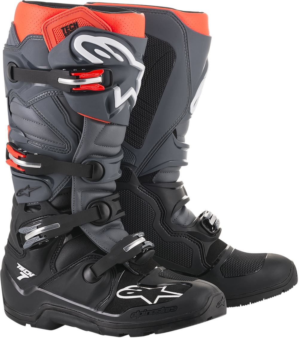 ALPINESTARS Tech 7 Enduro Boots - Black/Gray - US 7 201211411337