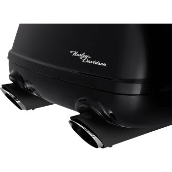 VANCE & HINES Twin Slash Slip-On Mufflers - Black Freewheeler 2017-2025 /Road Glide 3 FLTRT 2023-2024 46796