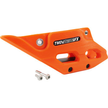 T.M. DESIGNWORKS Factory Edition Chain Guide With Replacement Wear Pad - Orange - Gas Gas/Husqvarna/KTM RCG-KT5-OR