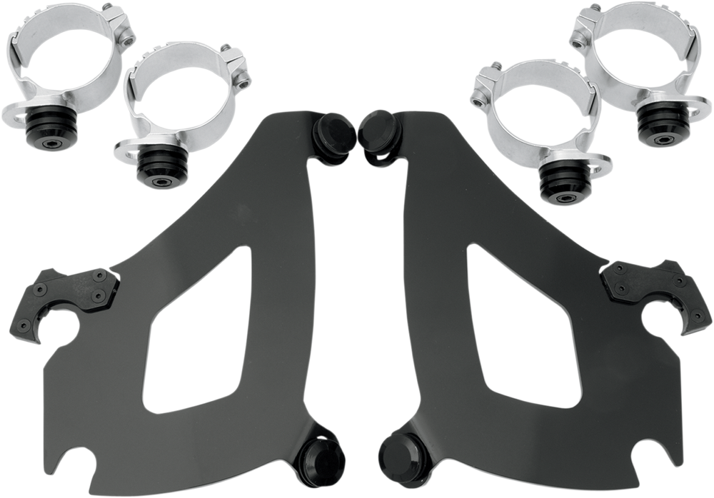 MEMPHIS SHADES Bullet Mounting Kit - Fury - Black MEK1963