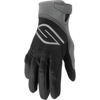 SLIPPERY Circuit Gloves - Black/Charcoal - Large 3260-0447