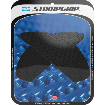 STOMPGRIP Traction Pad Tank Grips - Icon - Black - GSX 250R 55-14-0152B