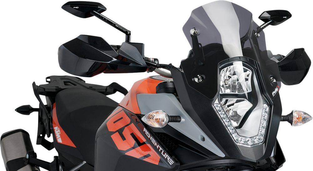 PUIG HI-TECH PARTS Race Windscreen - Dark Smoke - KTM 6847F