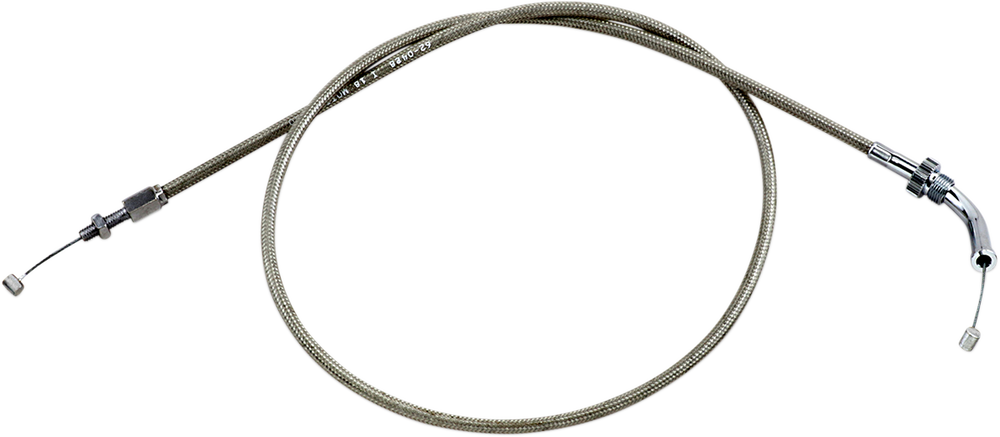 MOTION PRO Throttle Cable - Push - VTX13C - Stainless Steel 62-0428