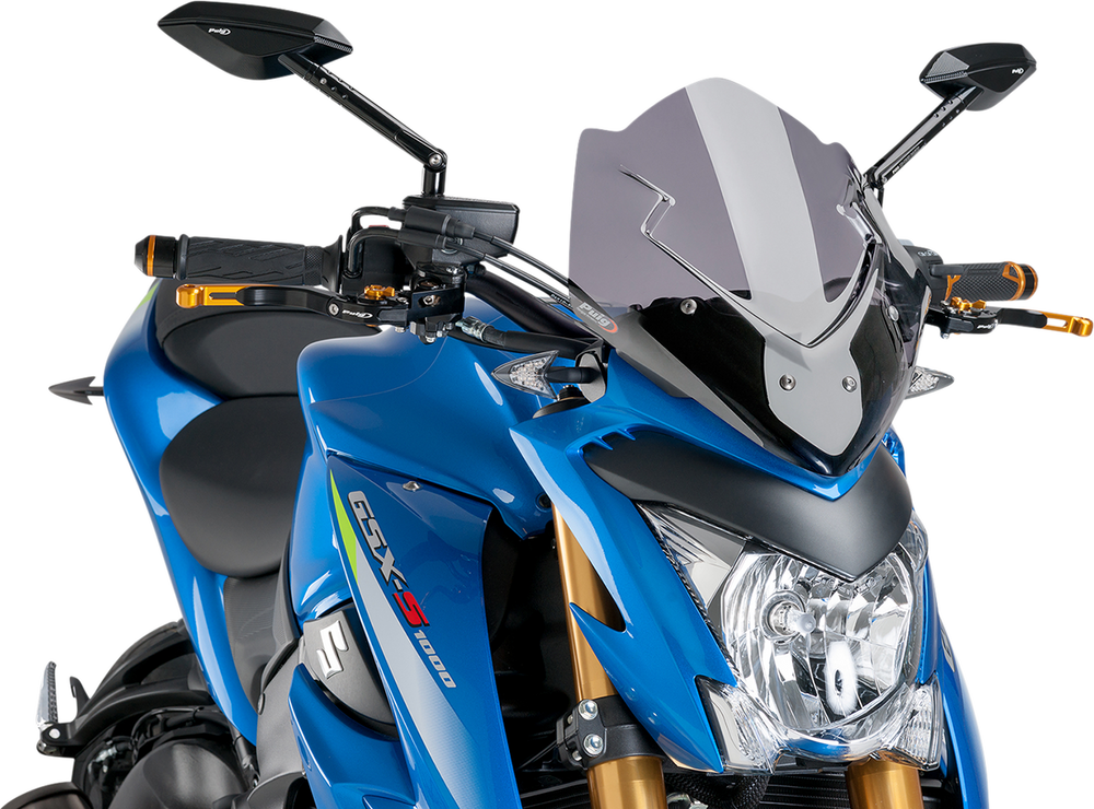 PUIG HI-TECH PARTS New Generation Windscreen - Smoke - GSXS1000 7653H
