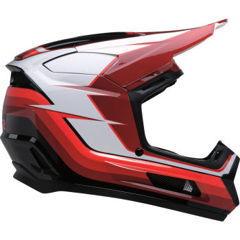Z1R Youth Dirt Maxx Helmet - Vortex - Red/White - Large 0111-1719