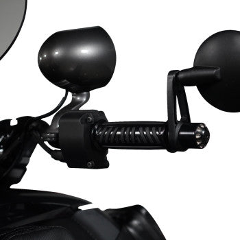 SHOW CHROME Combat Grips - Ryker - Black 17-455BK