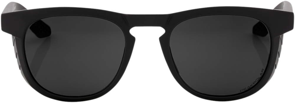 100% Slent Sunglasses - Black - Gray Polarized 61035-100-47
