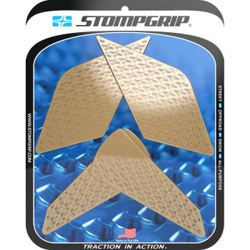 STOMPGRIP Traction Pad Tank Grips - Icon - Clear - Ninja ZX-4RR 55-14-0204C