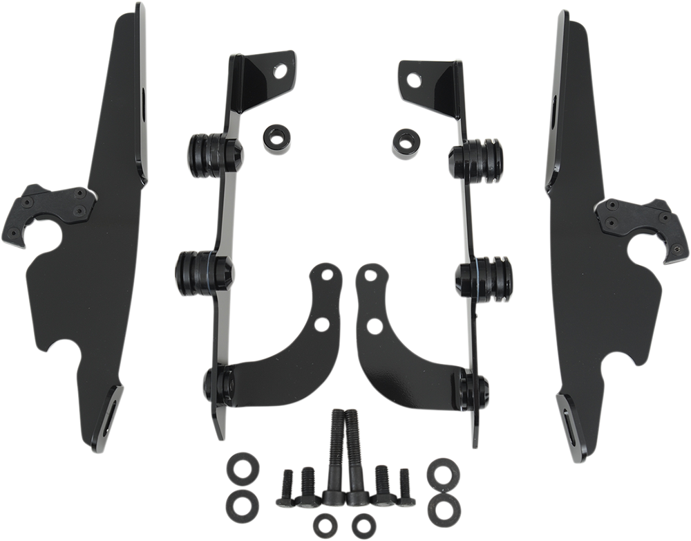 MEMPHIS SHADES Batwing Trigger Lock Mounting Kit - VT 750 Phantom - Black MEK1955