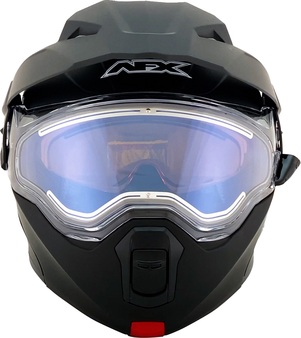 AFX FX-111DS Snow Helmet - Electric - Matte Black - Medium 0120-0800