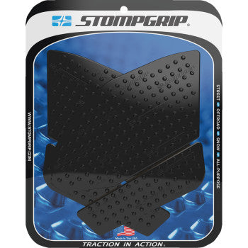 STOMPGRIP Traction Pad Tank Grips - Volcano - Black - GSX-R 1000 55-10-0143B