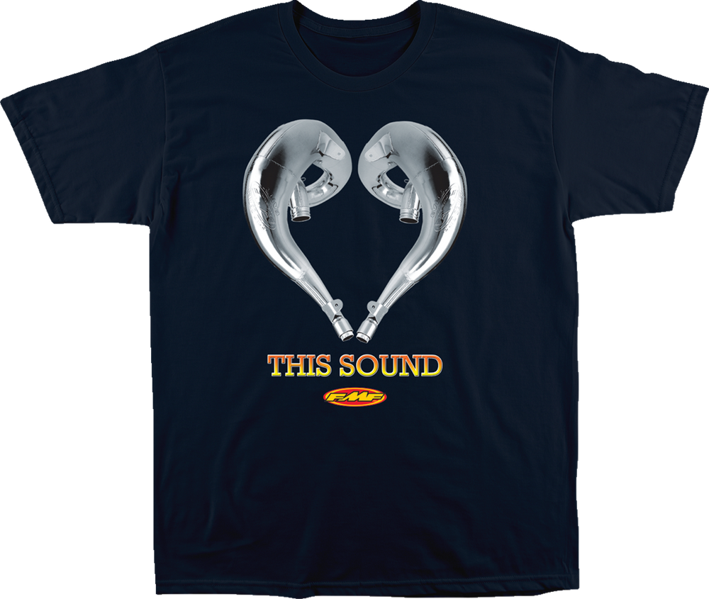 FMF Love Sound T-Shirt - Navy - XL SP23118915NVYXL 3030-23095
