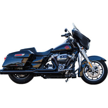 S&S CYCLE 2-into-1 Sidewinder Exhaust System - 50-State - Black - M8 Touring 550-0759