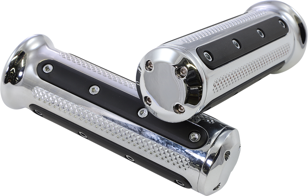 KURYAKYN Grips - Heavy Industries - TBW - Chrome 6122