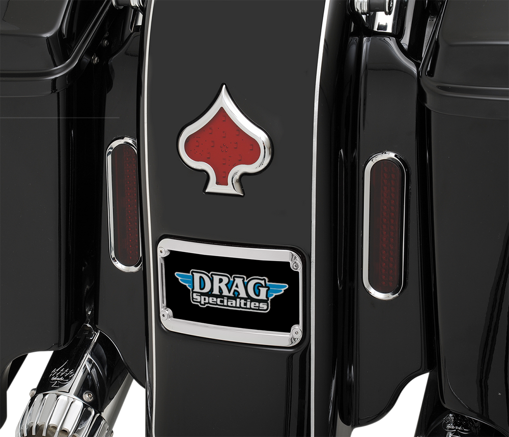 KLOCK WERKS Lighted License Plate Frame - Chrome KWS-01-0088-C