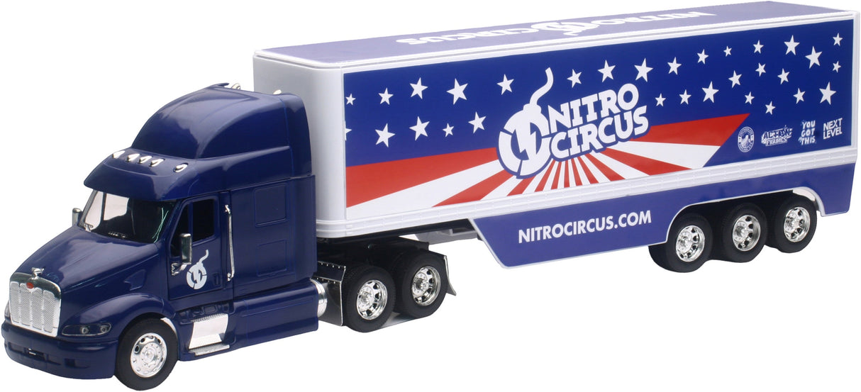 NEW-RAYReplica 1:32 Semi Truck Nitro Circus Team Truck10953