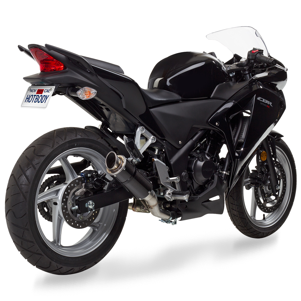 HOTBODIES Plate Bracket Gloss Black 41102-1001