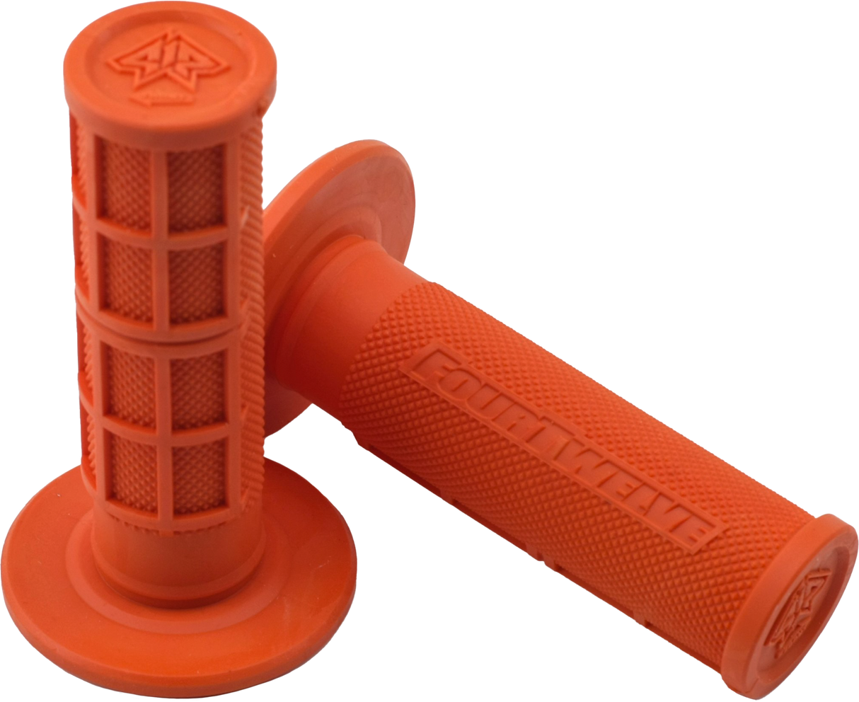 FOUR TWELVE Pee Wee / Pit Bike Mini Grips 7/8" (Orange) 412-G204