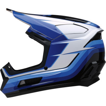 Z1R Youth Dirt Maxx Helmet - Vortex - Blue/White - Small 0111-1713