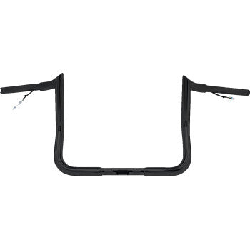 PAUL YAFFE BAGGER NATION Pre-Wired Handlebar - Monkey Bar - 8" - Black PYO:MBBPW-8 B