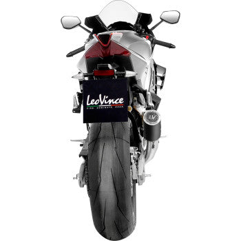 LEOVINCE LV Corsa S Black Edition Slip-On Muffler - Aprilia RSV4 Tuono V4 1811-4841 15401SBU