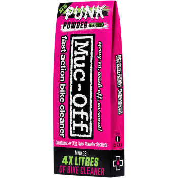MUC-OFF USA Punk Powder Concentrated Cleaner Refill Pack - 4 Pack 20561