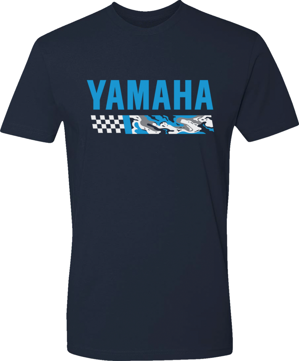 YAMAHA APPAREL Yamaha Racing Camo T-Shirt - Blue - Medium NP21S-M3114-M