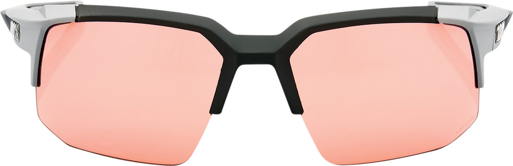 100% Speedcoupe Sunglasses - Stone Gray - Coral Mirror 61031-289-79