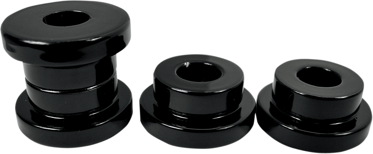 LA CHOPPERS Riser Bushings - Solid - Black LA-7400-50B