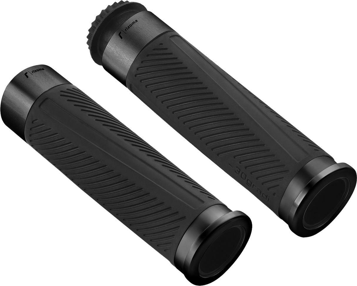RIZOMA Grips 30 Gradi 22mm Black GR224B