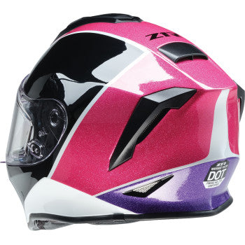 Z1R Youth Warrant 2.0 Snow Helmet - Fresh Pow - Pink/Purple - Small 0122-0135