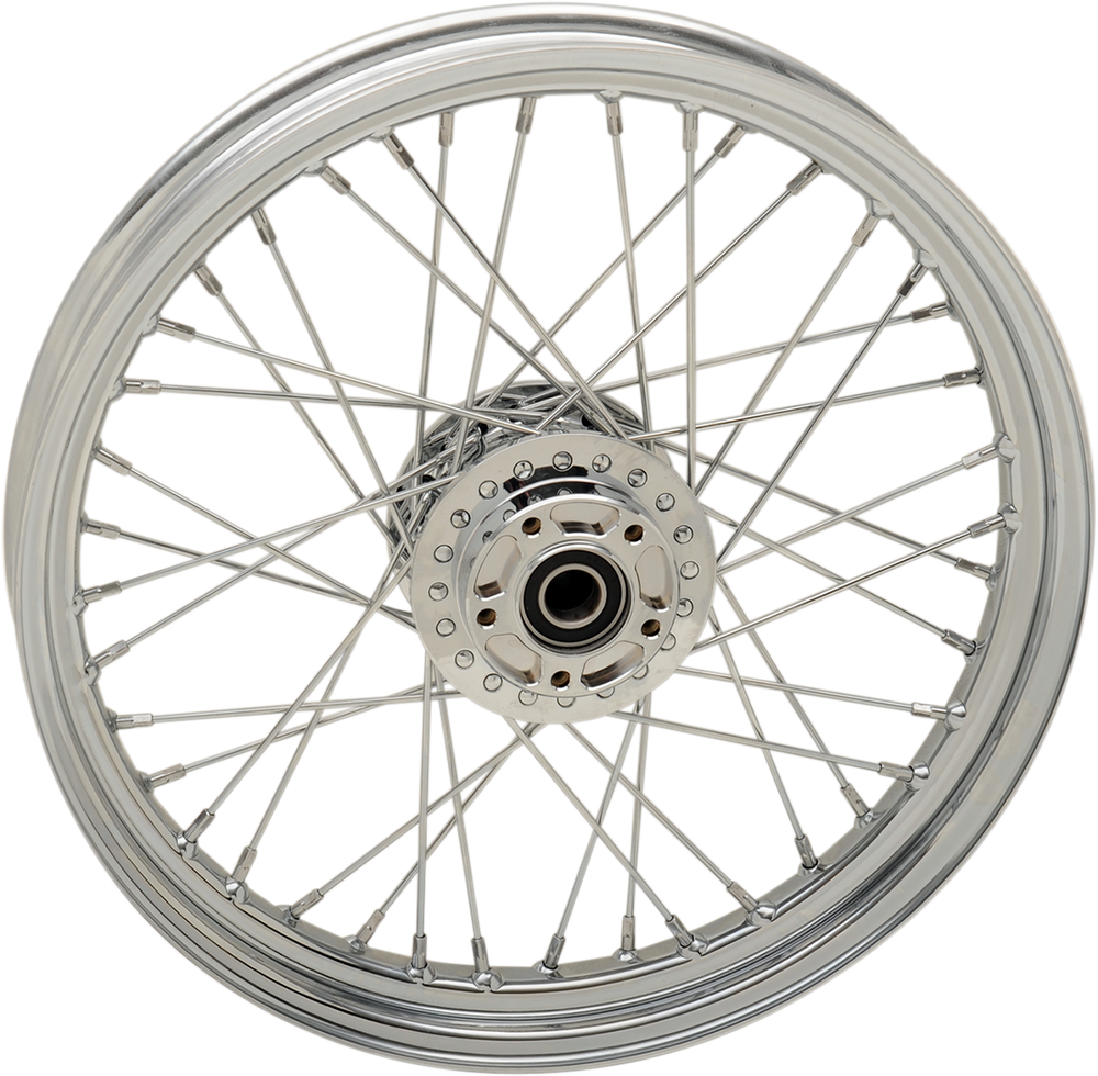 DRAG SPECIALTIES Front Wheel - Single Disc/No ABS - Chrome - 19"x2.50" - '08-'17 FXD 64388