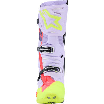 ALPINESTARS Tech 10 Supervented Boots - Purple/Fluorescent Yellow/Diva Pink - US 11 / EU 45.5 2010520-3150-11