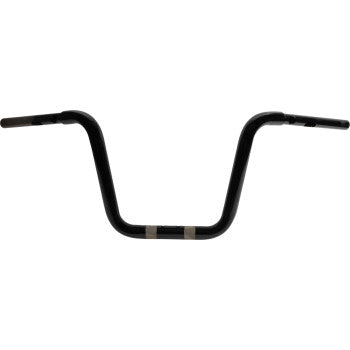 LA CHOPPERS Handlebar - Twin Round - 1-1/4" x 10" - Black Glide 2023-2024 LA-7348-10B