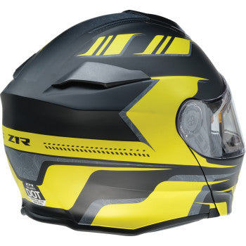 Z1R Solaris 2.0 Helmet - First Tracks - Electric - Dual Pane - Black/Hi-Viz - 2XL 0120-0842