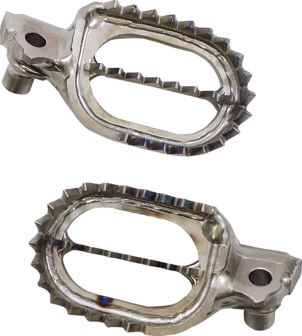 MOOSE RACING Titanium Footpegs - Yamaha 50610-SPTF-00Y